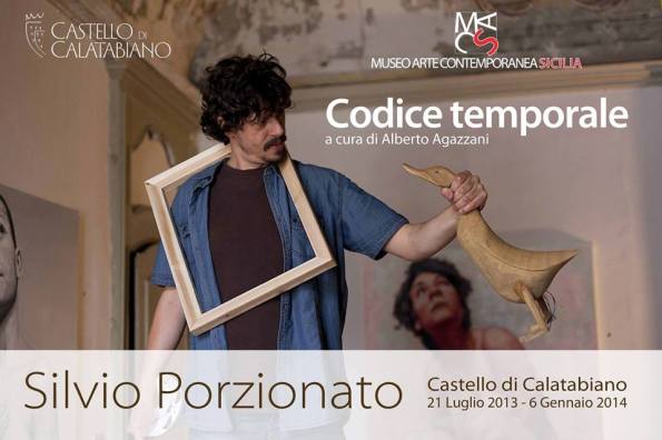 Locandina Mostra Codice Temporale Silvio Porzionato