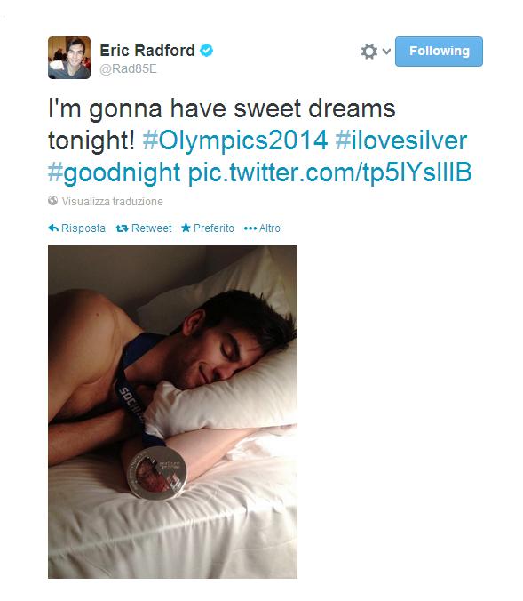  Eric Radford "pattinatore canadese" a letto... in dolce compagnia!