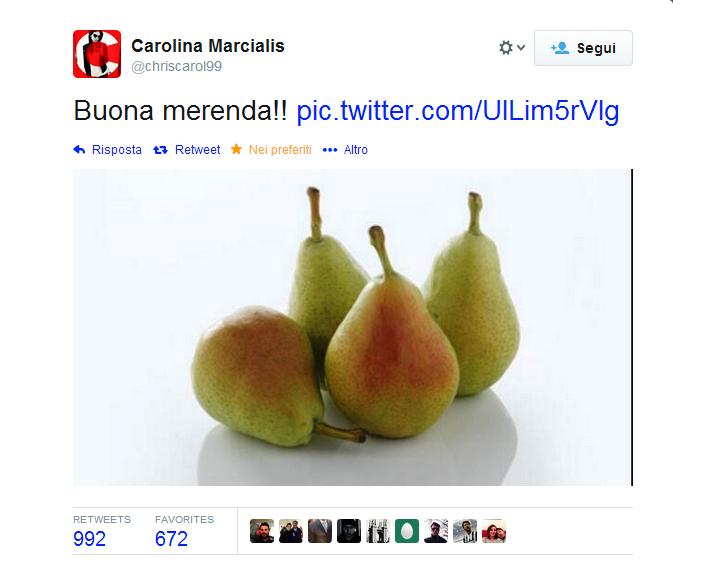 Un tweet ironico postato subito dopo la fine di Milan Parma finita 2-4 per il Parma da parte della moglie di Antonio Cassano.