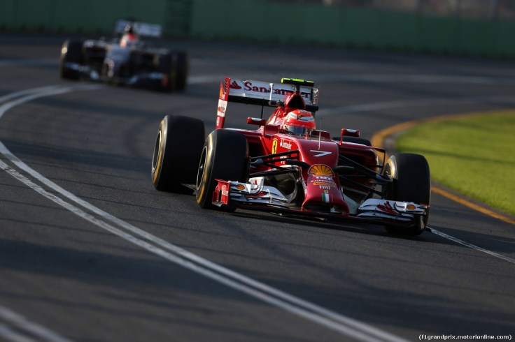 [Credits Ph: f1grandprix.motorionline] 14.03.2014- Free Practice 2, Kimi Raikkonen (FIN) Scuderia Ferrari F14-T