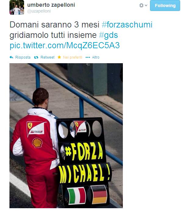 Un abbraccio mediatico al Re delle piste automobilistiche 