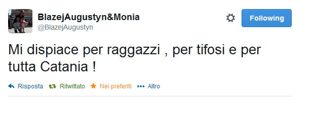 Arrivano messaggi di sostegno per la squadra e la Città anche da parte di ex giocatori del Catania.