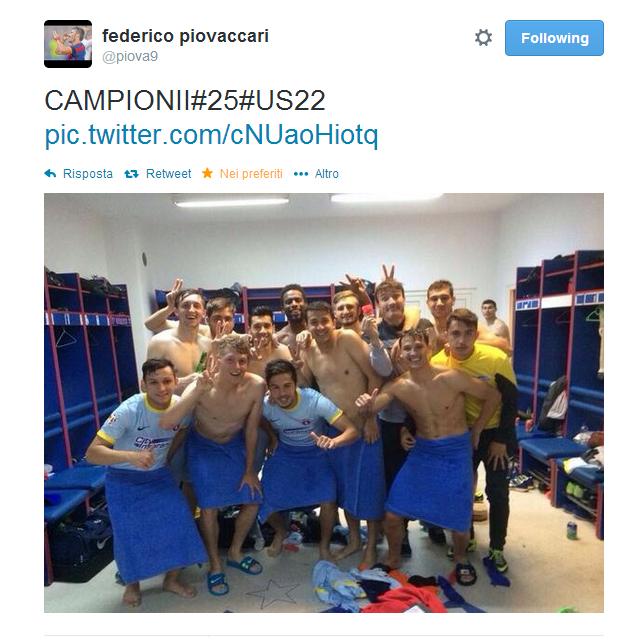  Federico Piovaccari, attaccante della Steaua Bucarest in prestito dalla Sampdoria. Vince il suo primo titolo, conquistando lo scudetto con lo Steaua Bucarest.