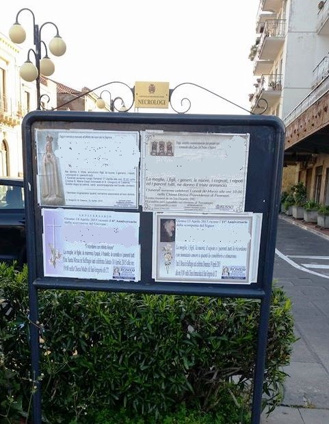 avvisi funebri