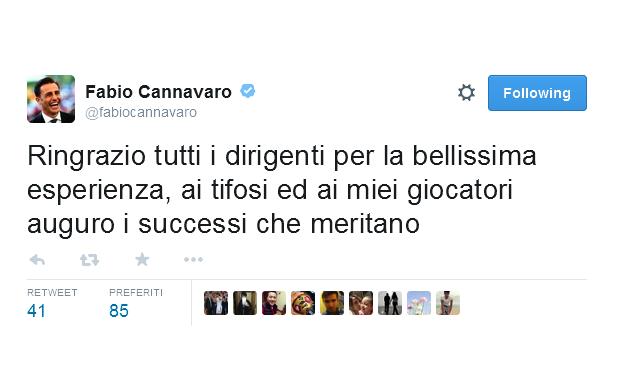 A sorpresa Guangzhou ha deciso di esonerare Fabio Cannavaro, successore di Marcello Lippi, al suo posto arriva Felipe Scolari. Il club cinese ha annunciato questa decisione per esigenze di sviluppo strategico del club, e comunque si complimenta per il lavoro svolto dal tecnico italiano. 