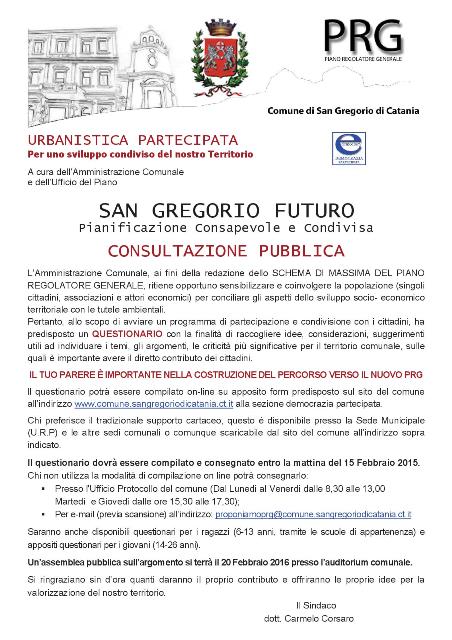 manifesto URBANISTICA PARTECIPATA