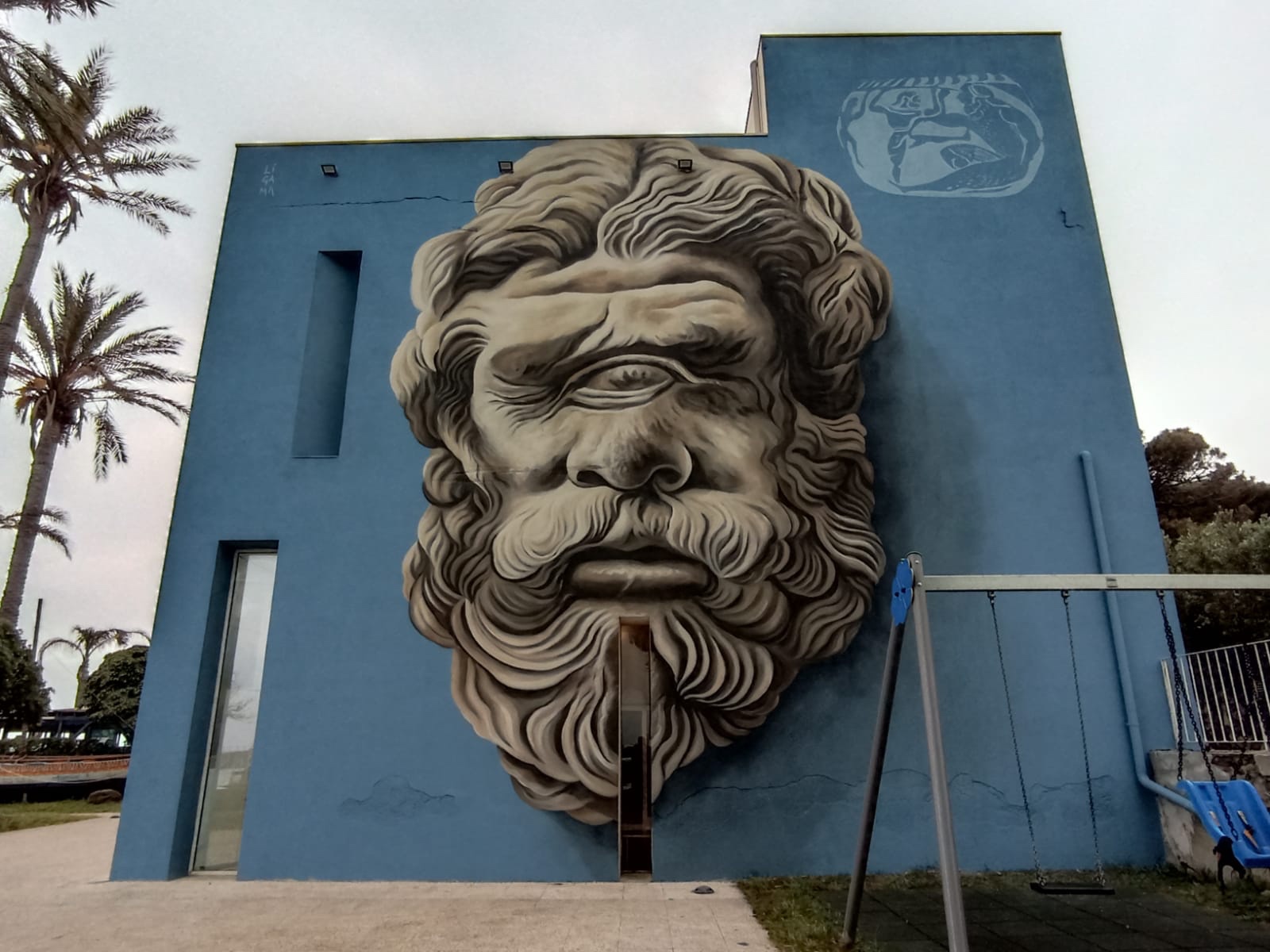 Ciclope | Mythologiae V. G. Palumbo 水彩画 Il Ciclope di Appi